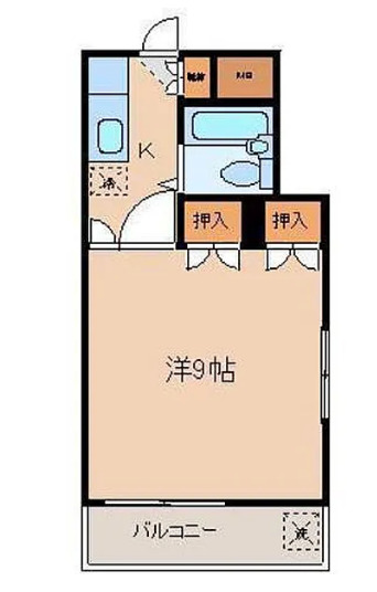 パールハイツ立川の間取り