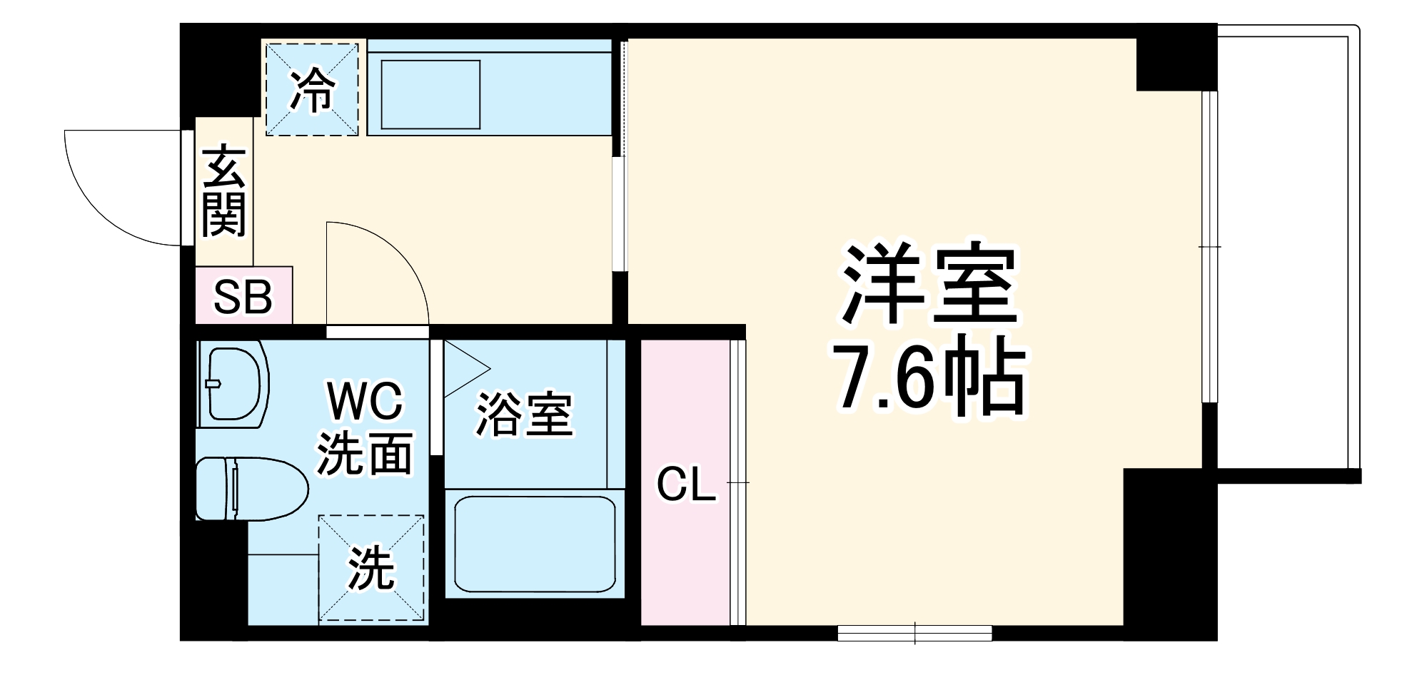 リアライズ高畑の間取り