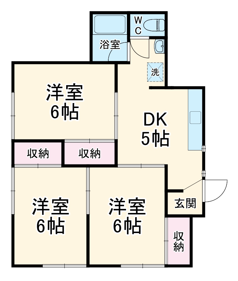 パーソナルマンション三ケ木の間取り