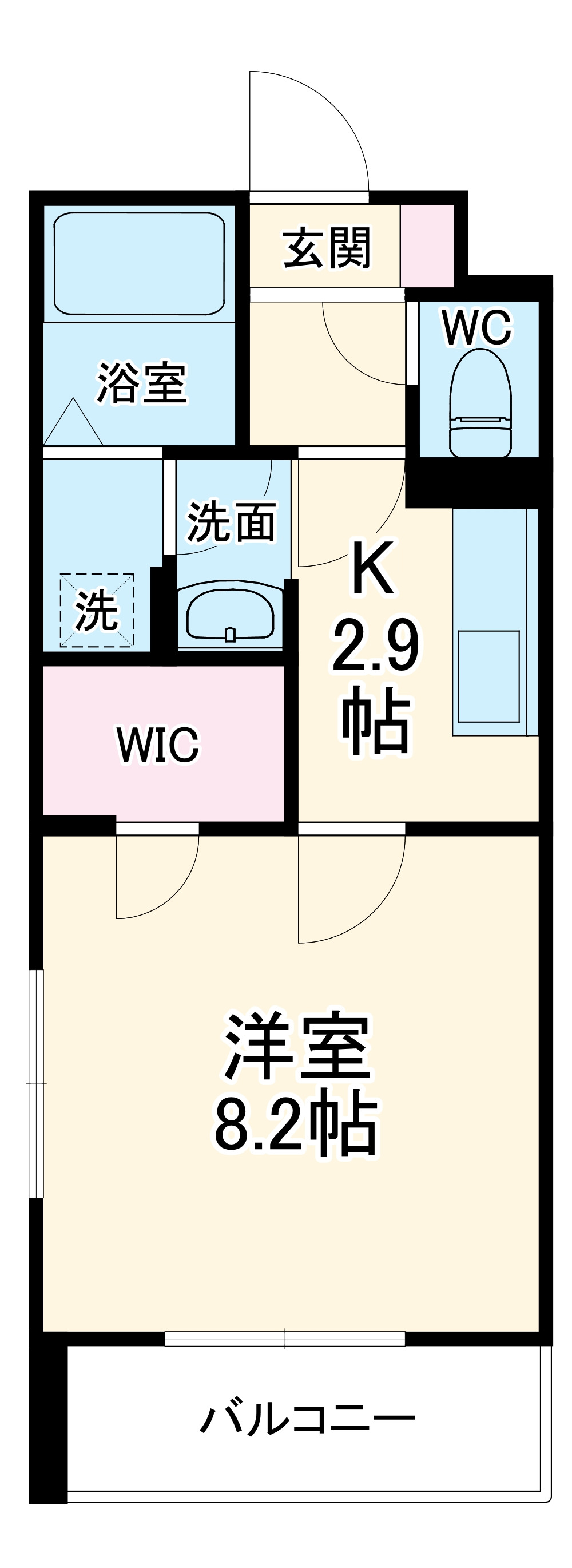 ボヌール新栄の間取り