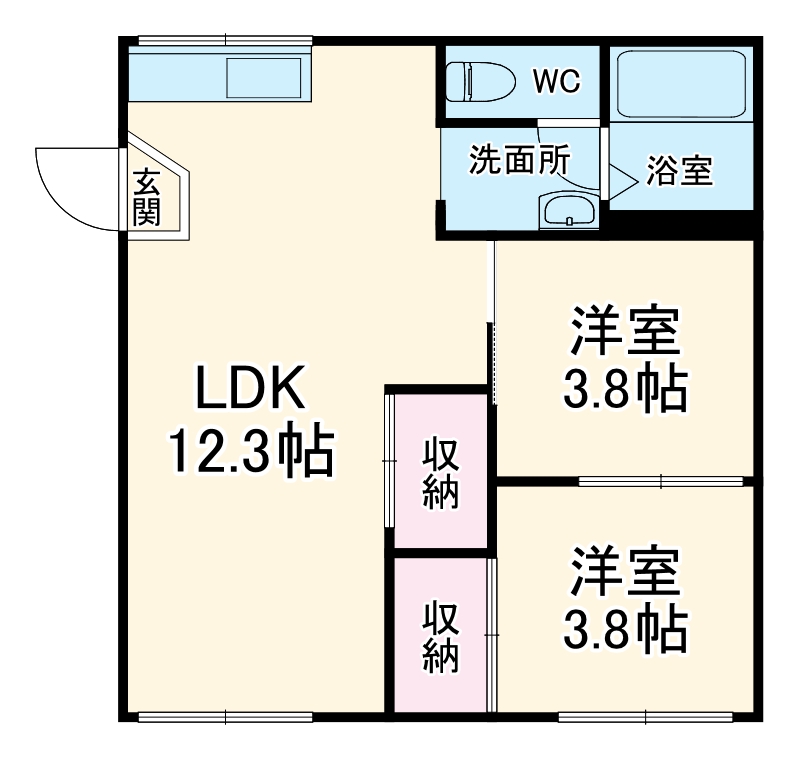 小泉ハイツの間取り