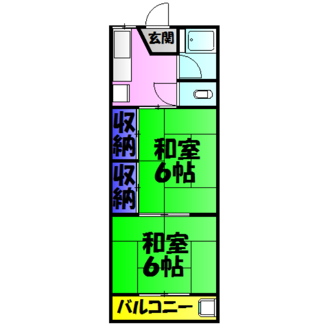 コーポみゆきの間取り