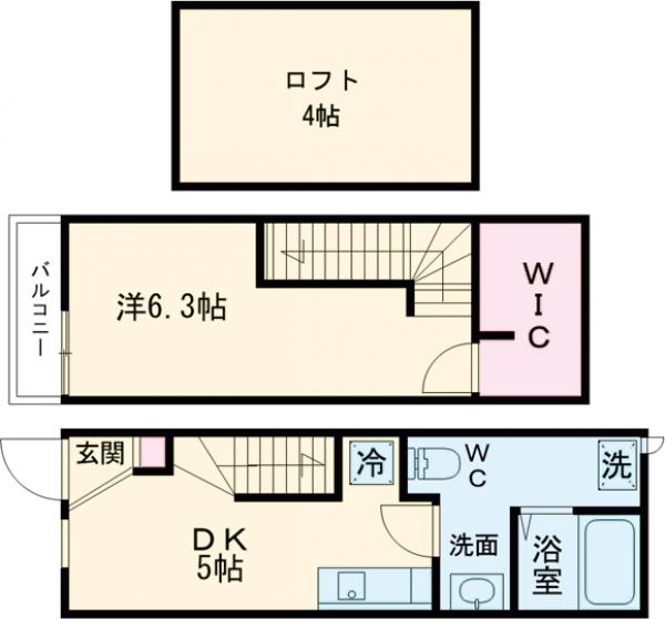 オラティエ金町の間取り