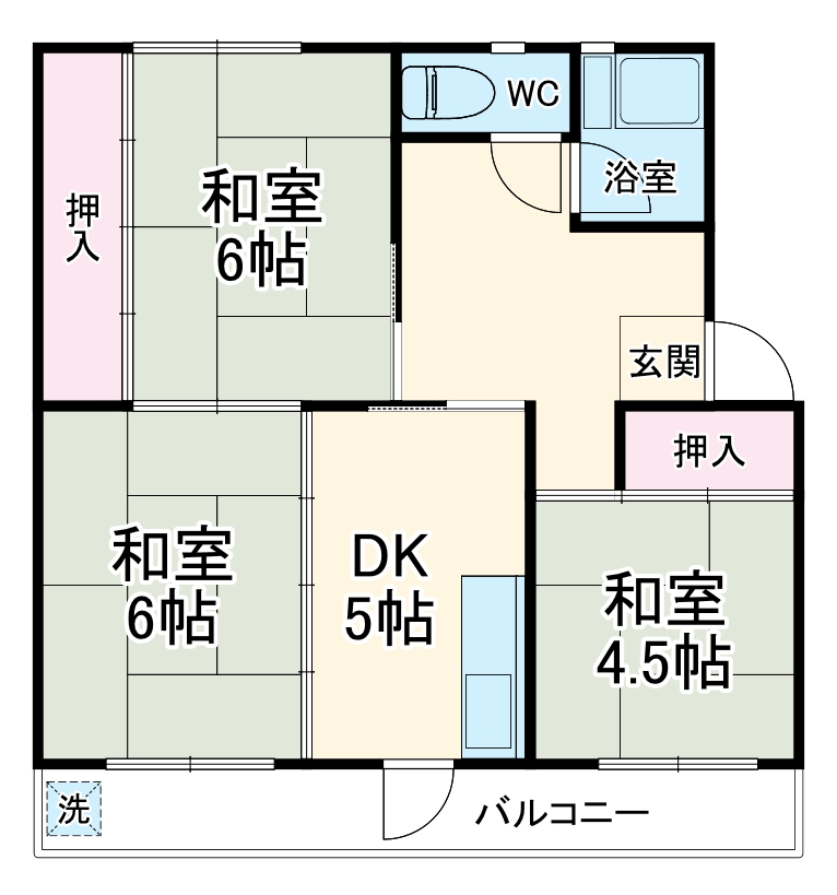 コーポタケヤの間取り