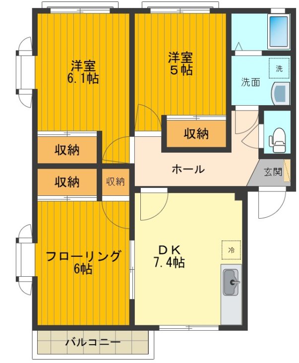ストークヴィレッジの間取り