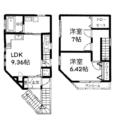 吉祥院前田町の間取り