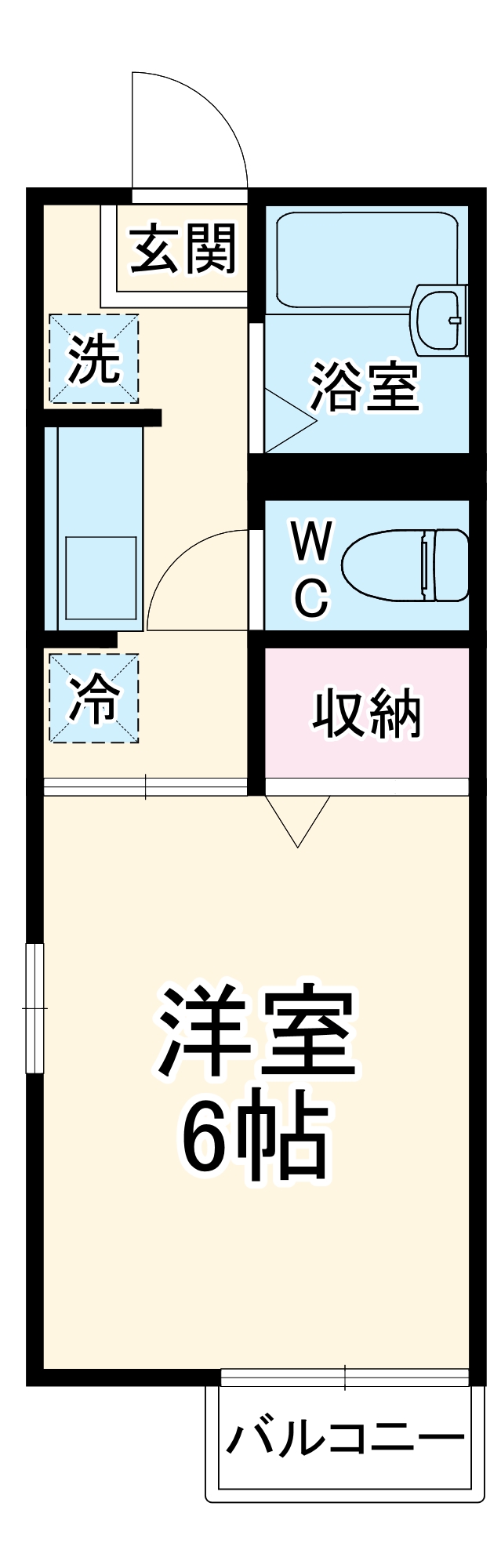 ヴィラ本厚木の間取り