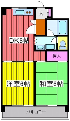 エスポワール篠崎３の間取り