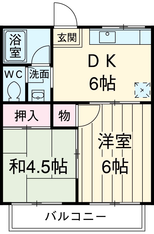 第3広田モンドハイツの間取り