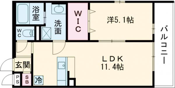 リブリ・ココシャンブルの間取り