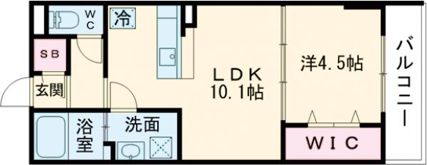 リブリ・ココシャンブルの間取り