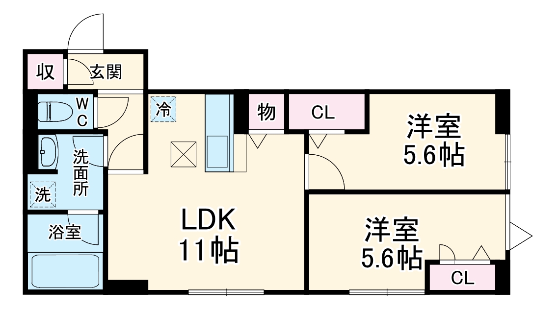 Dーplaisirの間取り