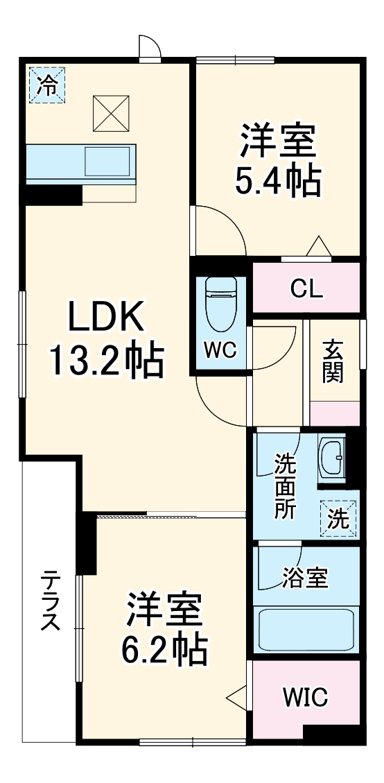 Dーplaisirの間取り