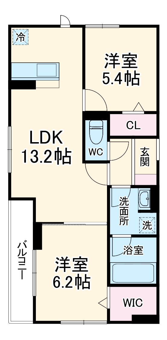 Dーplaisirの間取り