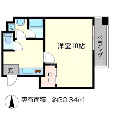 オルテンシアの間取り