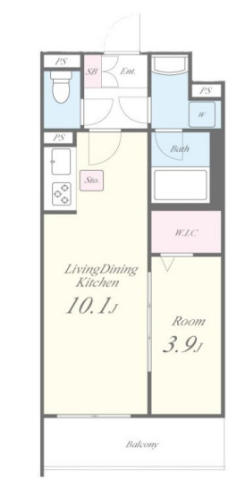 ヴェルナ・コートの間取り