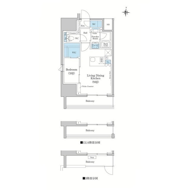 スタイリオ蒲田WESTの間取り
