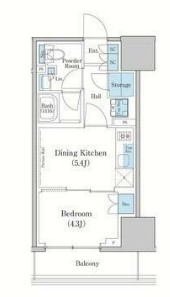 スタイリオ蒲田WESTの間取り