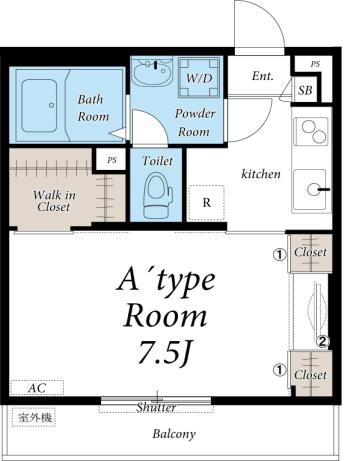 リブリ・片倉の間取り
