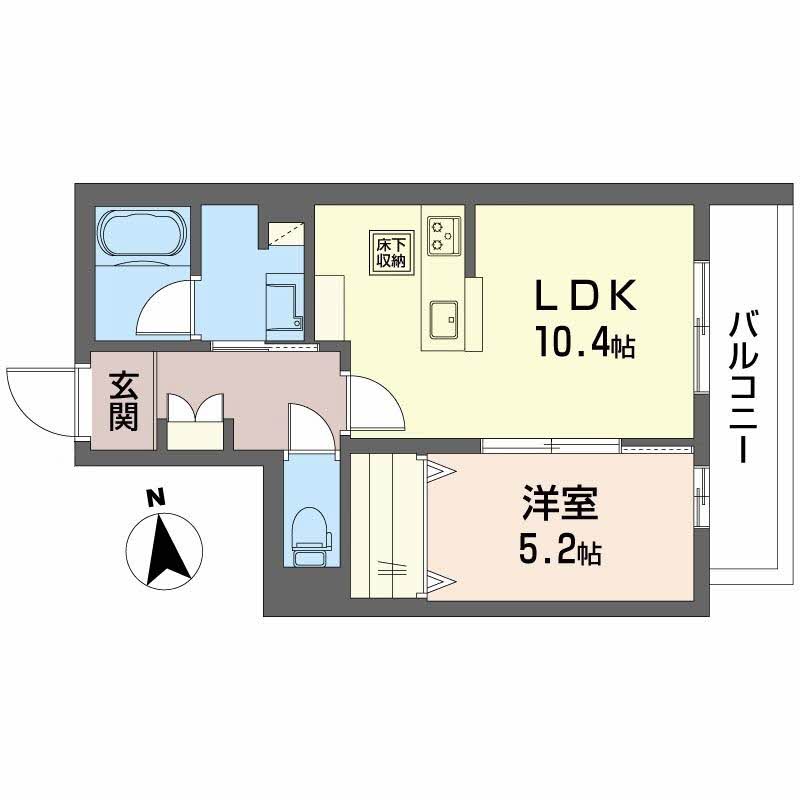 シャーメゾン光樹セントラルの間取り