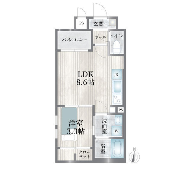 Cherim浄心Westの間取り