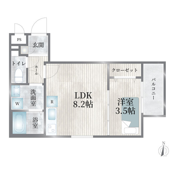 Cherim浄心Eastの間取り
