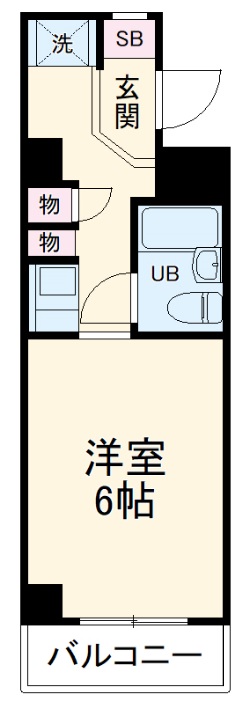スカイコート川崎の間取り