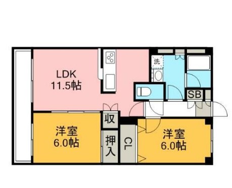 エバーグリーンの間取り