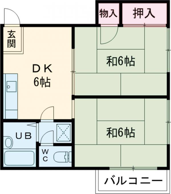 コーポエトワールの間取り
