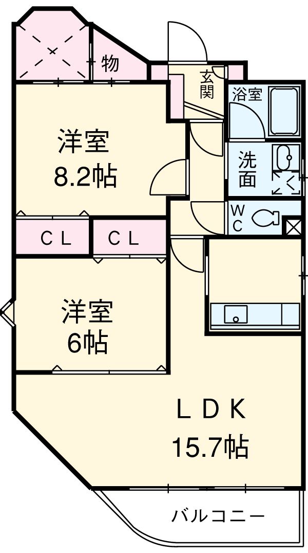 はなみずき３の間取り