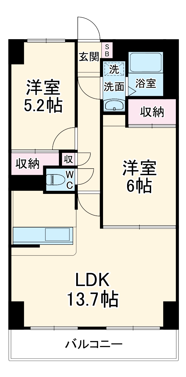 ブルーショア湘南NEOの間取り