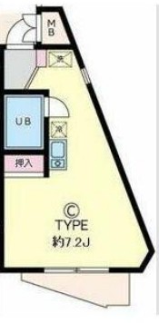 ユーコート市が尾の間取り
