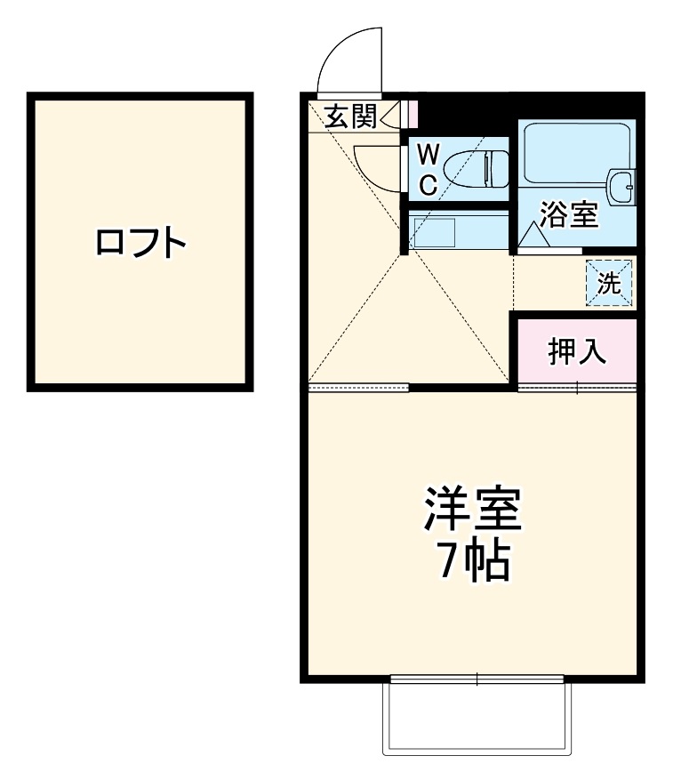 ALPHAガーデンの間取り