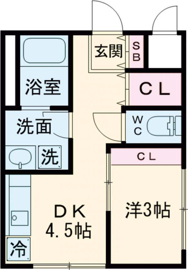 THE VERTEX碑文谷の間取り