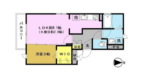 ドムス西東京の間取り