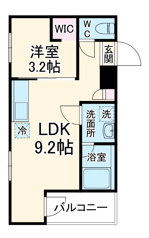 MOVE中村公園GRANDEの間取り