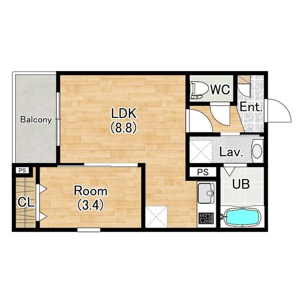 (仮称)ジーメゾン清州グレイスの間取り