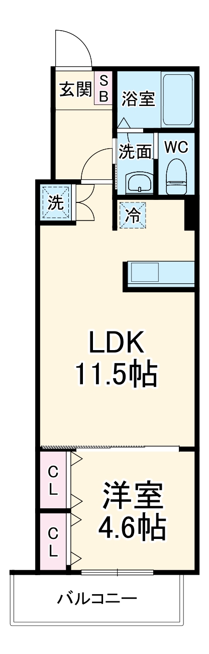 ルクセント新検見川の間取り