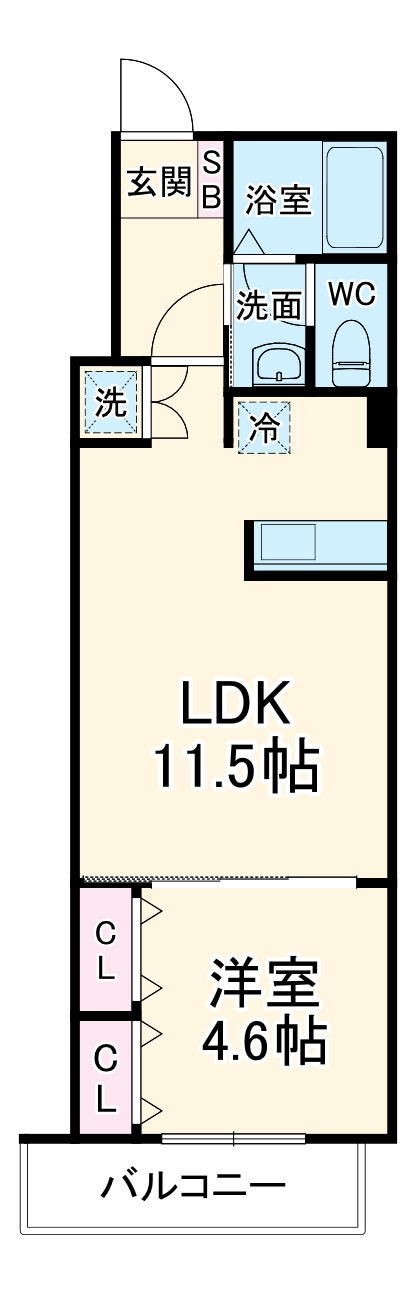 ルクセント新検見川の間取り