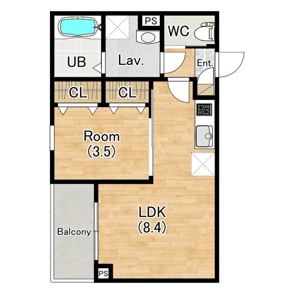 (仮称)ジーメゾン清須ゼニエスの間取り