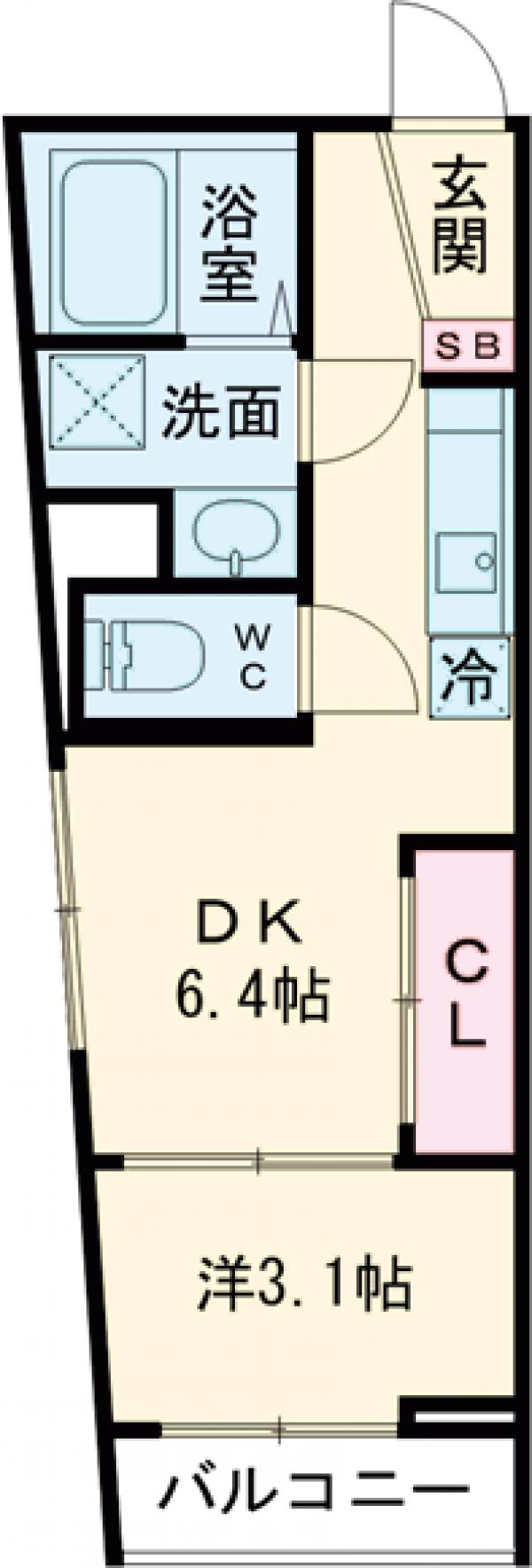 TASUKI RICHESSE洗足の間取り
