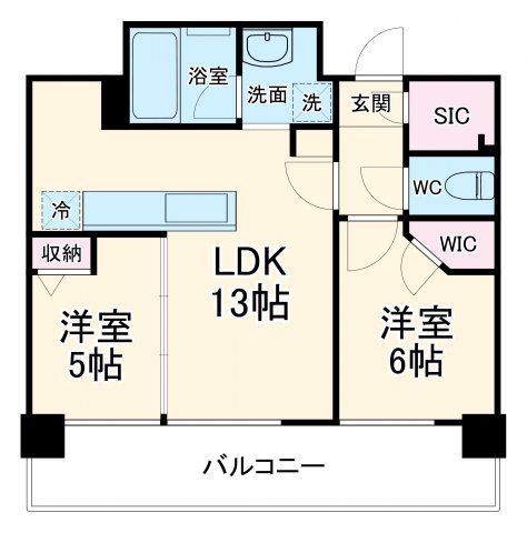 シティタワー東梅田パークフロントの間取り