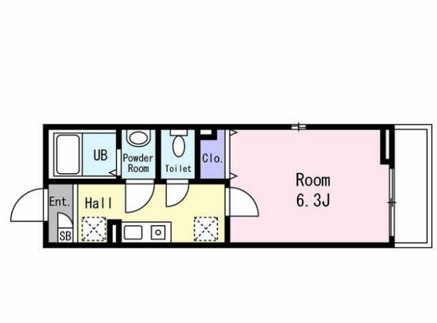 マーメイド梶ヶ谷の間取り