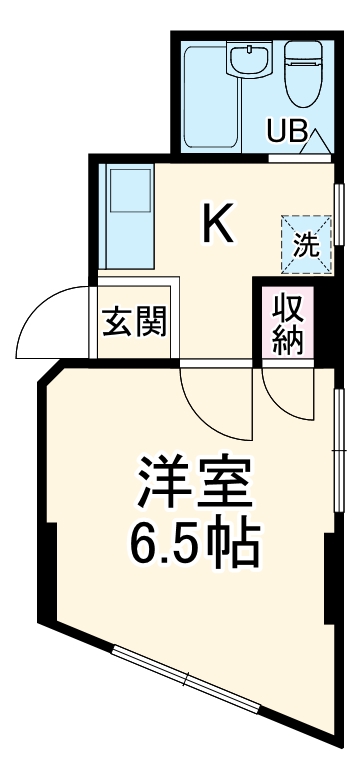 横澤ハイムBの間取り