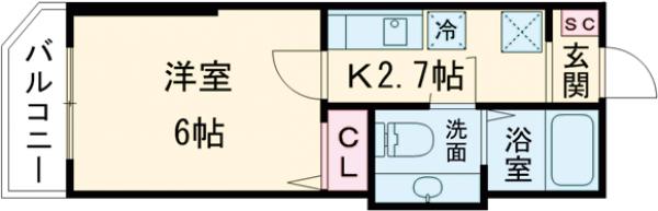 Rentable上石神井の間取り
