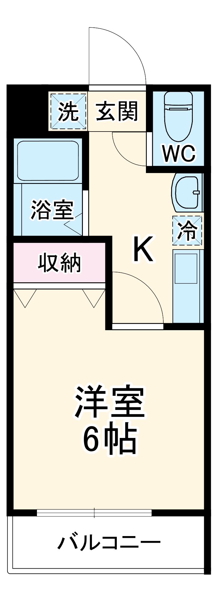 フィユフラッツ佐倉の間取り