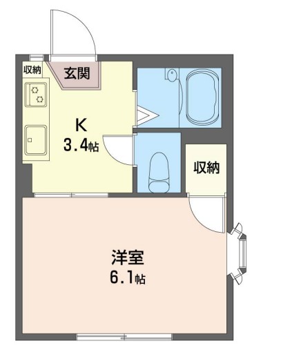 リュースKコーポⅠの間取り