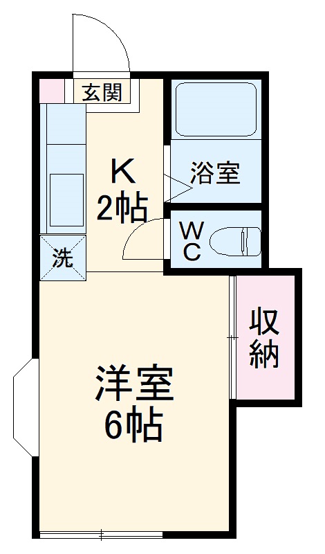 コーポコスモスの間取り