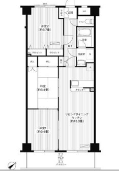 フレア浦安の間取り