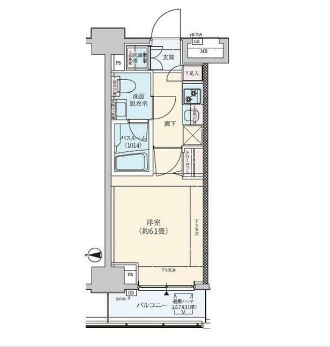 ロアール武蔵新城の間取り